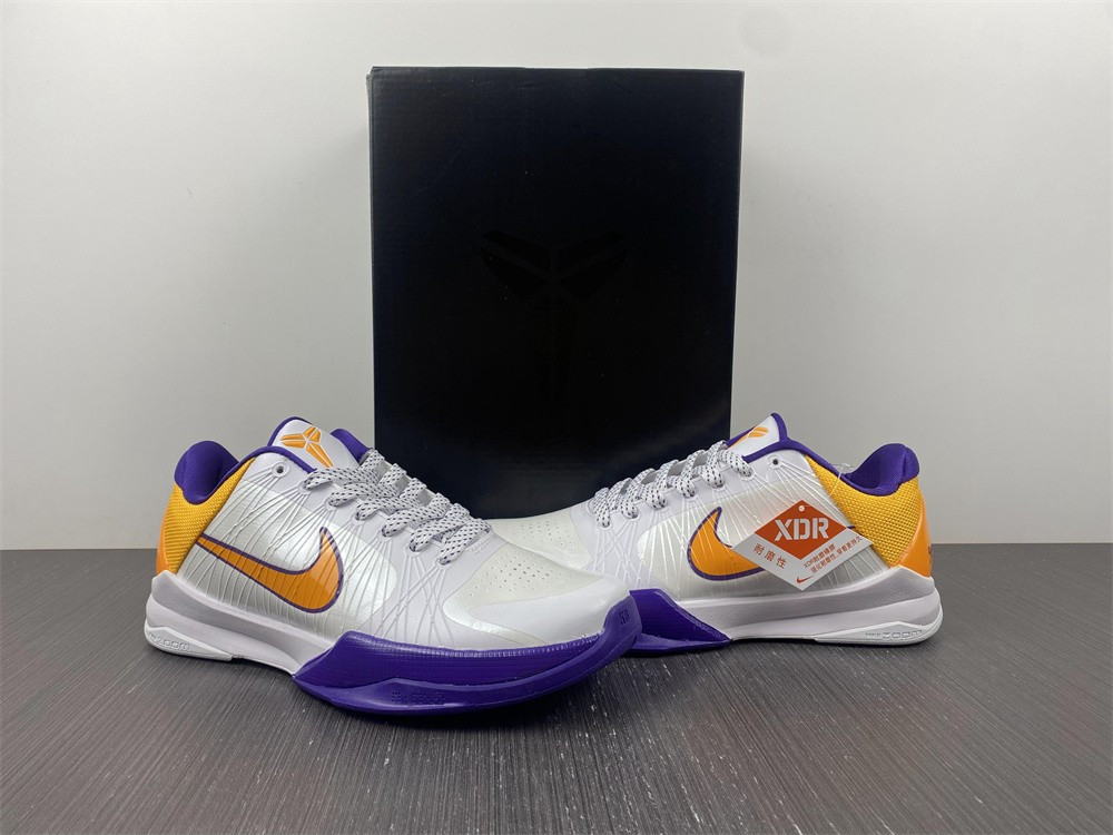 nike kobe 5 lakers 386429-102/386430-071