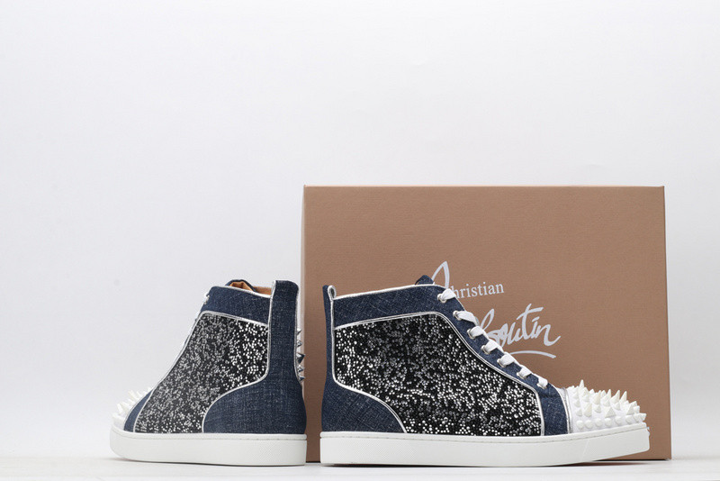 chian louin high top sneaker