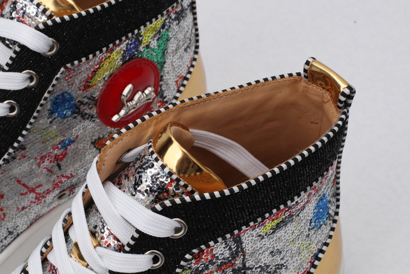 chian louin high top sneaker