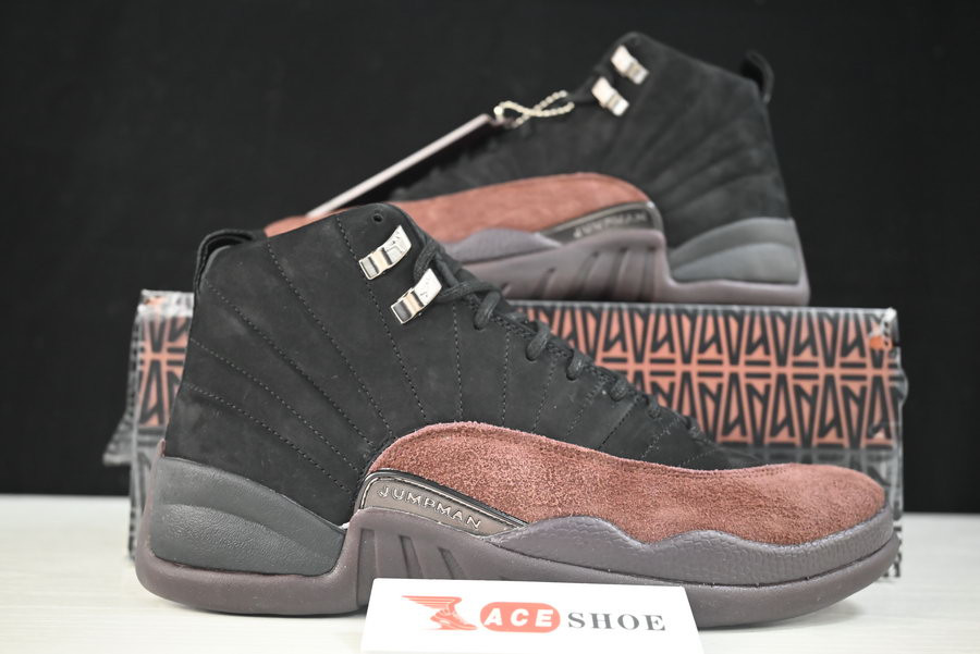 a ma maniére x air jordan 12 “black” dv6989-001