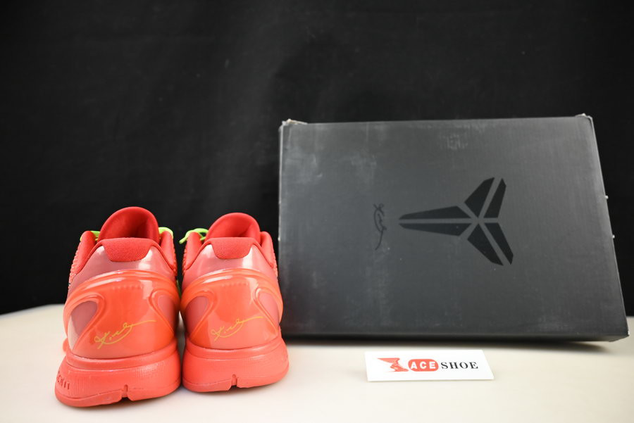 nike kobe 6 protro “reverse grinch” fv4921-600