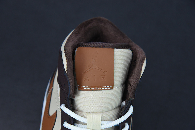 air jordan 1 mid se brown basalt oatmeal do6699-200