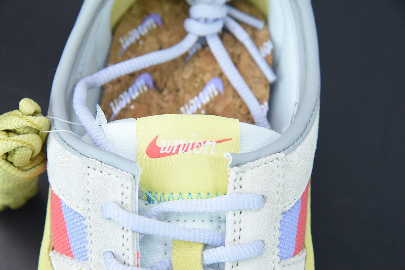 union x nike cortez yellow purple red dr1413-100