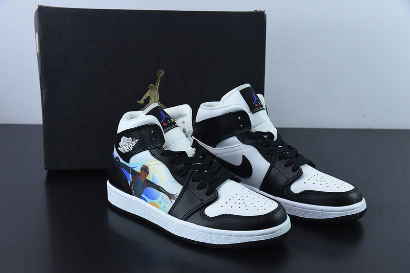 air jordan 1 mid “hologram” dr9495-001