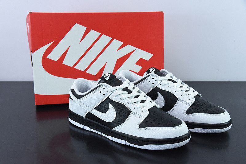 nike dunk low “reverse panda” fd9064-011