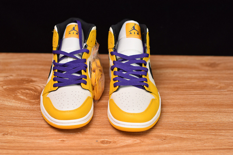 air jordan 1 mid se "lakers" 852542-700