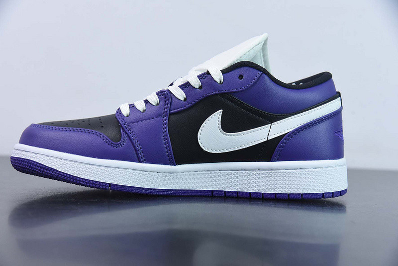 air jordan 1 low court purple black 553558-501