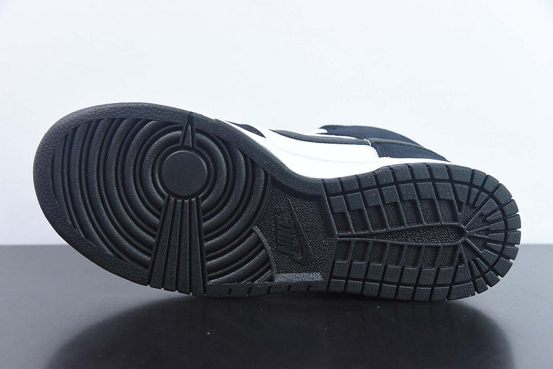 nike dunk mid black white dv0830-102