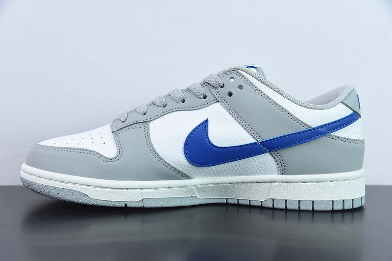 nike dunk low gs white grey royal fn3878-001