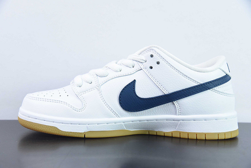 nike sb dunk low orange label white navy cz2249-100
