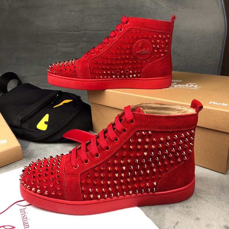 chian louin high top sneaker