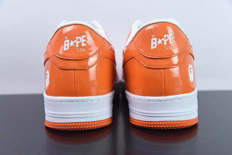 a bathing ape bape sk8 sta orange