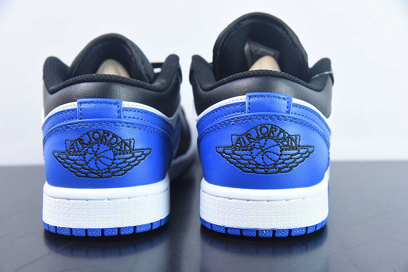 air jordan 1 low gs "black/royal" 553560-140