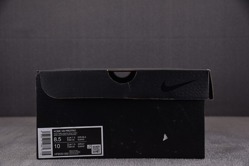 nike kobe 8 protro “wolf grey” hf9550-002