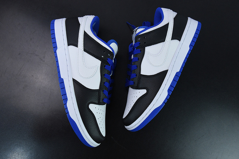 nike dunk low “white/black/royal“ fd9064-110