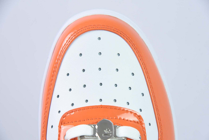 a bathing ape bape sk8 sta orange