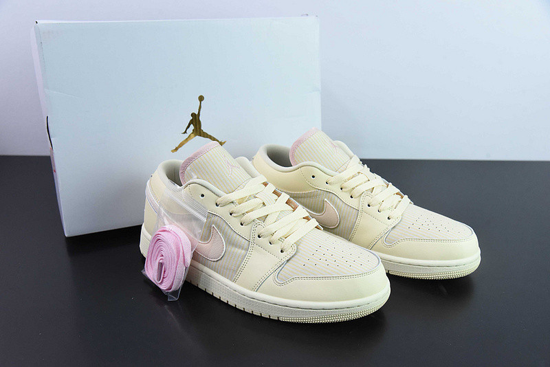 air jordan 1 low "linen" fq1925-100