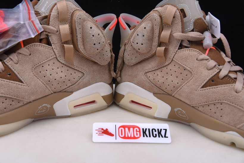 travis scott x air jordan 6 “british khaki ” dh0690-200