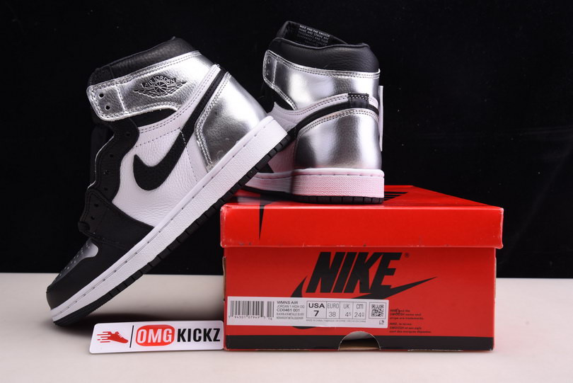 air jordan 1 retro high sliver toe cd0461-001