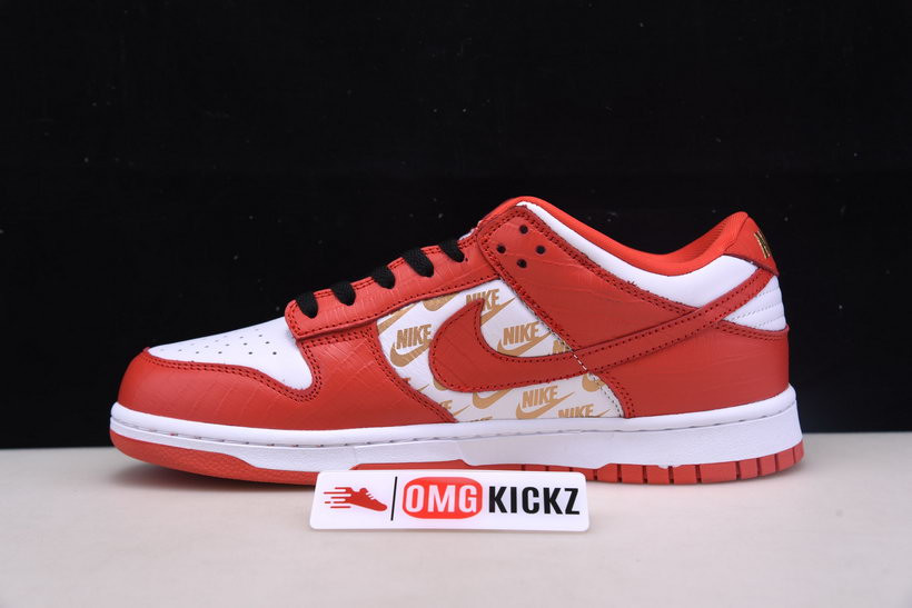 nike sb dunk low S*p*e x nike red dh3228-161